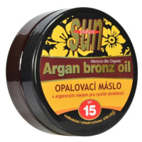 SunVital Argan Bronz Oil opalovací máslo SPF25 200 ml Ochranný faktor: SPF 15