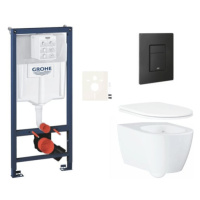 Závěsný wc set do lehkých stěn / předstěnová montáž Grohe Essence SIKOGRSESEKF0