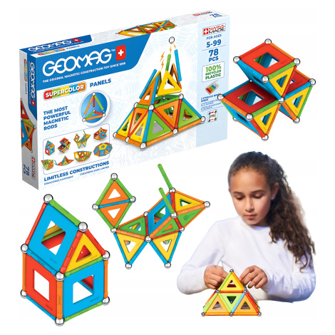 Geomag Stavebnice Magnetické 78 prvků Geo-379 Kreativní zábava Od 5 let