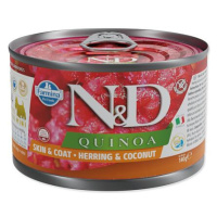 KONZERVA N&D DOG QUINOA HERRING & COCONUT 140g