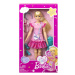 Barbie HLL18 Moje První Barbie Panenka – Blondýnka s kotětem