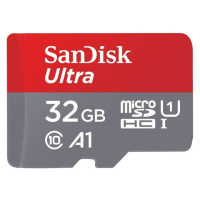 SanDisk MicroSDHC karta 32GB Ultra + adaptér SDSQUA4-032G-GN6IA