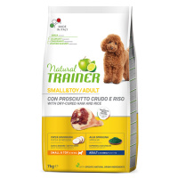 Natural Trainer Small & Toy Adult se šunkou a rýží - 2 x 7 kg