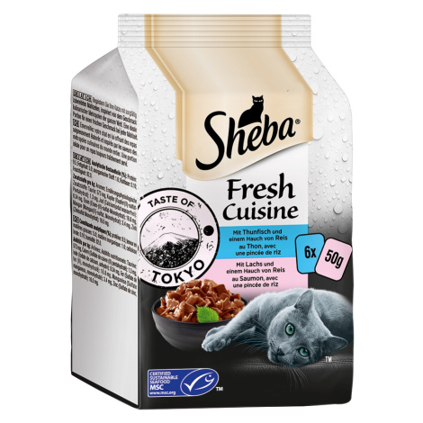 Sheba Fresh Cuisine Taste of Tokyo 6 x 50 g - tuňák & losos