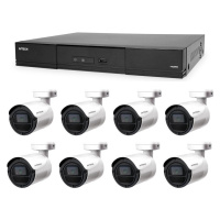 Kamerový set 1x AVTECH NVR AVH2109AX a 8x 2MPX IP Bullet kamera AVTECH DGM2103ASVP