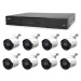 Kamerový set 1x AVTECH NVR AVH2109AX a 8x 2MPX IP Bullet kamera AVTECH DGM2103ASVP