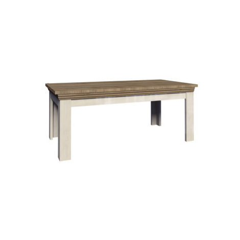 Konferenční stolek Royal LN2 125 cm Bílá/Dub Gala