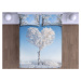 Gipetex Natural Dream 3D italské povlečení 100% bavlna Love tree - 220x200 / 2x70x90 cm