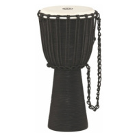 Meinl HDJ3-M Rope Tuned Headliner Wood Djembe 10”- Black River