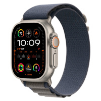 Apple Watch Ultra 2 GPS + Cellular, 49mm titanové pouzdro s modrým alpským tahem - L - MREQ3CS/A