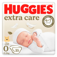 HUGGIES® Pleny jednorázové Extra Care 0 (do 4 kg) 25 ks