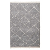 Šedý koberec 200x290 cm Boho – Think Rugs