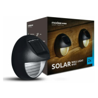 Modee LED solární nástěnné svítidlo ML-WS101, 2 ks