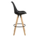 Barová židle Agassi černá