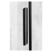Polysan ALTIS LINE BLACK posuvné dveře 1570-1610mm, výška 2000mm, čiré sklo