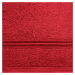 Bavlněná froté osuška s proužkem LORAN 70x140 cm, červená, 450 gr Mybesthome