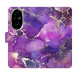 iSaprio Flip pouzdro Purple Marble pro Honor 200 Pro