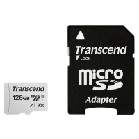 Transcend microSDXC UHS-I U3 128GB TS128GUSD300S-A Stříbrná