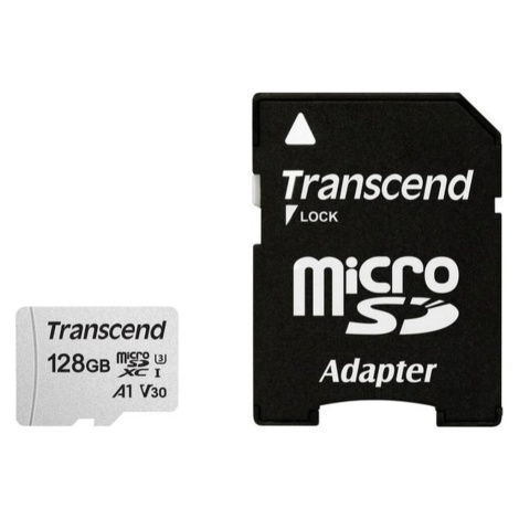 Transcend microSDXC UHS-I U3 128GB TS128GUSD300S-A Stříbrná