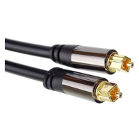 PremiumCord Kabel Toslink M/M, OD: 6mm, Gold 5m