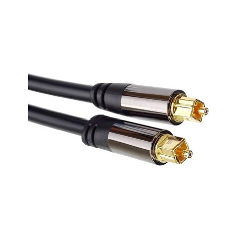 PremiumCord Kabel Toslink M/M, OD: 6mm, Gold 5m