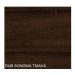 ArtCross Komoda KN-1442S2DW6 Barva: DUb sonoma tmavá