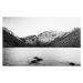 Fotografie Scenic view of lake and mountains, Yubo Qin / 500px, 40 × 26.7 cm