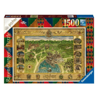 Puzzle Harry Potter: Mapa Bradavic, 1500 ks
