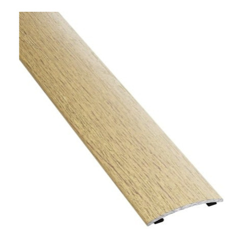 Lišta přechodová Havos dub světlý mat, hliník dřevodekor fólie, délka 90 cm, LPS6SD90