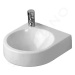 DURAVIT Architec Umývátko 360x380 mm, bez přepadu, s otvorem pro baterii vlevo, bílá 0766350009