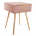 Muzza Noční stolek buoyant se zásuvkou 55 x 40 růžový