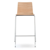 PEDRALI - Nízká barová židle INGA 5616 DS - bělený dub