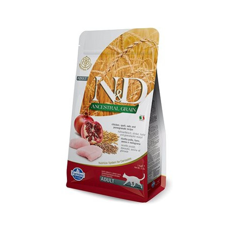 N&D Ancestral Grain Cat Adult Chicken & Pomegranate 10 kg