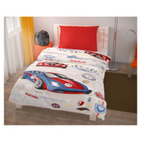 Prodloužené ložní povlečení pro mladé 140x220, 70x90 cm Racing