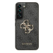 Guess GUHCS22S4GMGGR hard silikonové pouzdro Samsung Galaxy S22 5G grey 4G kovové logo