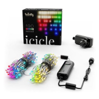 TWINKLY ICICLE rampouch 190LED, RGBW, 5m