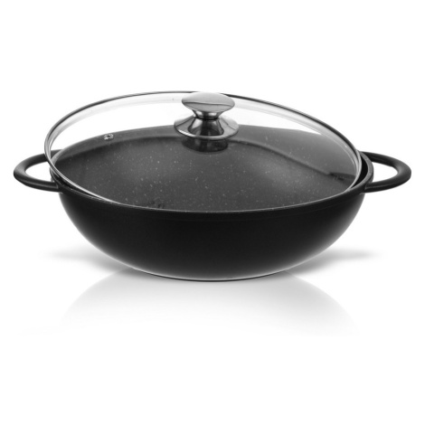 Pánev WOK GRANDE pr. 32 cm skleněná poklice Orion