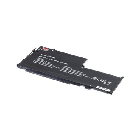 T6 Power pro notebook Hewlett Packard 831731-850, Li-Poly, 11,55 V, 6000 mAh (69 Wh), černá