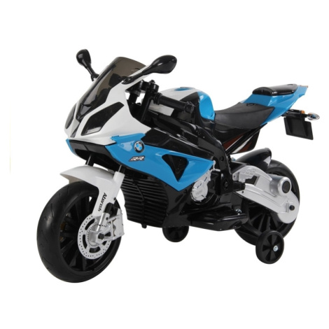 mamido Dětská elektrická motorka BMW S1000RR Maxi modrá