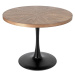 Kulatý stůl LINO průměr 100 cm - různé barevné varianty ořech - černá