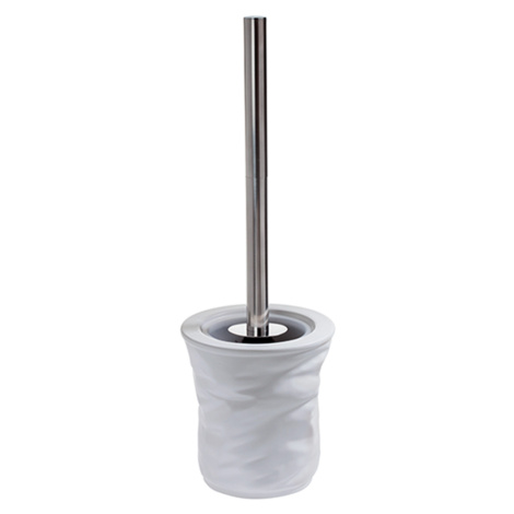 Spirella WC štětka CRACK, s keramickou nádobou, bílá