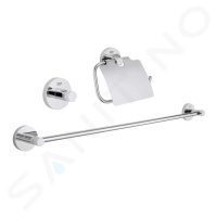 Grohe 40775001 - Sada doplňků do koupelny 3 v 1, chrom