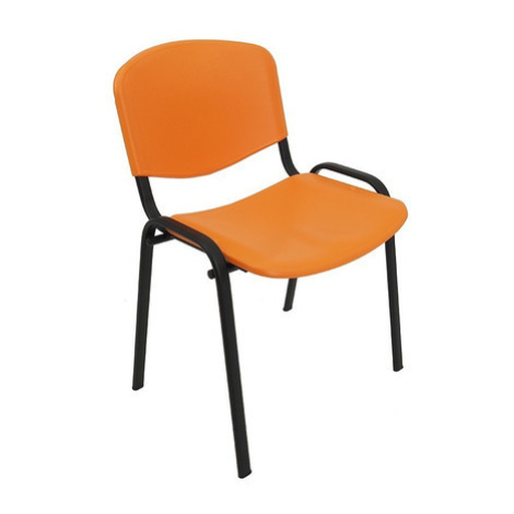 Konferenční plastová židle ISO Oranžová Mazur