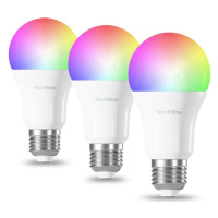 TechToy Smart Bulb RGB 9W E27 ZigBee 3ks Bílá