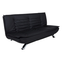 Dkton Designová rozkládací sedačka Alun 196 cm černá