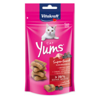 Pochoutka Vitakraft Cat Yums Superfood kachna s bezinkou 40g