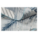 Kusový koberec Botanic 65242 Feathers aqua – na ven i na doma 78x150 cm