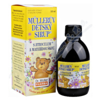 Müllerův dětský sirup s jitrocelem a mateříd.245ml