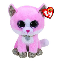 Beanie Boos FIONA, 24 cm - růžová kočka