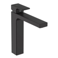 Hansgrohe Vernis Shape vysoká umyvadlová baterie s výpustí černý mat 71 562 670